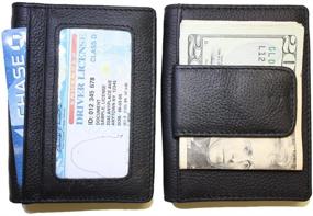 img 3 attached to Classic Leather Bifold Wallet for Secure Money Storage