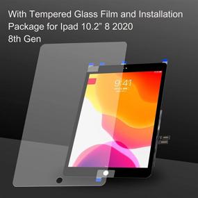 img 3 attached to 📱 YEECHUN Touch Screen Digitizer for iPad 7/8 2019 2020 - Front Replacement with Tempered Glass Film & Repair Kit (Black)