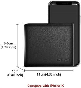 img 3 attached to 👜 Кошелек из натуральной кожи LAORENTOU: изысканный держатель для ваших бумажников