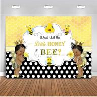 🐝 mehofoto bee gender reveal backdrop: little honey bee photography background for memorable 7x5ft vinyl bees baby gender reveal party banner backdrops logo