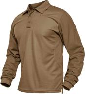 fishing tagless sleeve tactical military men's clothing: tactical shirts for outdoor enthusiasts logo