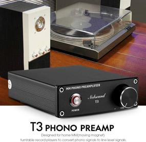 img 1 attached to Nobsound T3 Phono Preamp Record Player Preamplifier HiFi Turntable Amplifier with MM Compatibility