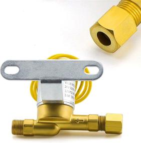 img 1 attached to AMI PARTS 4040 Humidifier Solenoid Valve Replacement: 24V Brass Valve for Models 400, 500, 600, 700 & More