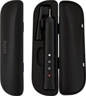 🧳 the perfect travel companion: burst electric toothbrush travel case in black (case only) logo