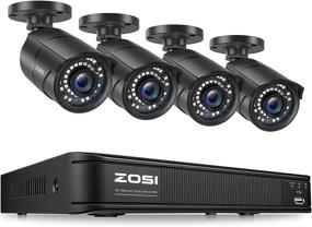img 4 attached to ZOSI Записывающее устройство для безопасности с системой видеонаблюдения в комплекте