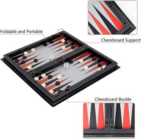 img 2 attached to MAAIDAKI Checkers Backgammon Magnetic Gathering