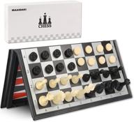 maaidaki checkers backgammon magnetic gathering logo