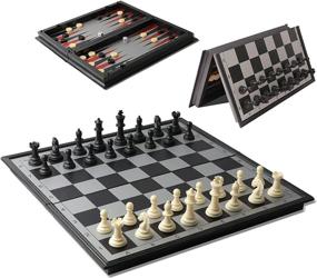 img 3 attached to MAAIDAKI Checkers Backgammon Magnetic Gathering