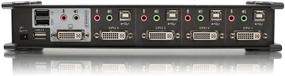 img 1 attached to IOGEAR 4-Port DVI KVMP Switch with Full Cable Set: Ultimate TAA Compliant Solution