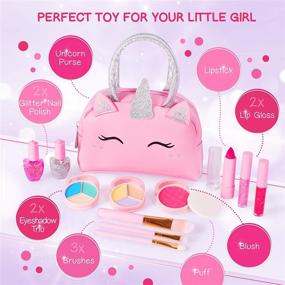 img 2 attached to 🎀 Toyz Makeup Sets for Little Girls with Sprinkles