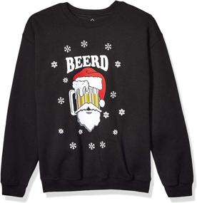 img 2 attached to 🎅 Hybrid Apparel Festive Ugly Christmas Crewneck Sweatshirt