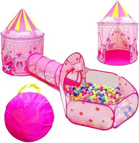 img 4 attached to 👑 Enchanting Adventure: LOJETON Princess Basketball Toddlers Playhouse - Spark Imagination on the Court!