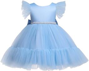 img 3 attached to Stunning TTYAOVO Little Birthday Wedding Colorful Girls' Dress Collection: Elevate Her Celebration Style!