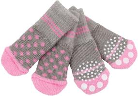 img 3 attached to Puppia Authentic Polka Doggie Socks