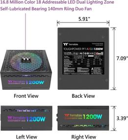 img 2 attached to Thermaltake Toughpower Addressable Motherboard PS TPD 1200F3FAPU 1