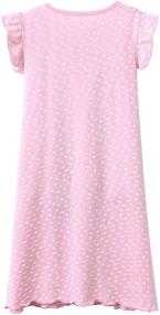 img 3 attached to BOOPH девочки платье: сердце-образное повседневное хлопковое принцессское юбка для лета малышей.