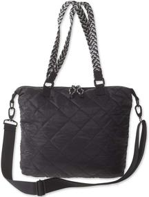 img 1 attached to 👜 KAVU Puffentote Bag: Crossbody Sling and Quilted Tote for Effortless Travel