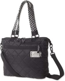 img 2 attached to 👜 KAVU Puffentote Bag: Crossbody Sling and Quilted Tote for Effortless Travel