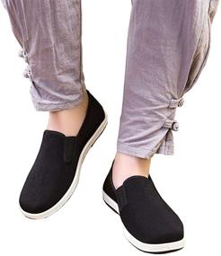 img 2 attached to Martial Rubber Anti Slip Fashion Trainerss Men's Shoes