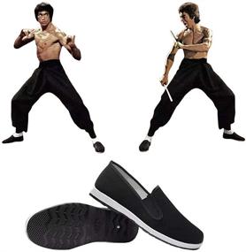 img 3 attached to Martial Rubber Anti Slip Fashion Trainerss Men's Shoes