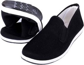 img 4 attached to Martial Rubber Anti Slip Fashion Trainerss Men's Shoes
