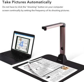 img 2 attached to 📷 iOCHOW Portable Scanner & Document Camera S1: High Definition 8MP Capture Size A3, Multi-Language OCR, Auto-Focus, USB Doc Cam for Home Office, Teachers, Education Presentation, Live Streaming