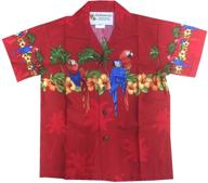 hawaii tropical parrot hawaiian broader white boys' clothing for tops, tees & shirts logo