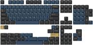 🔵 gmk redsuns blue samurai custom mechanical keyboard keycap set - premium 153-key cherry profile, doubleshot pbt, compatible with 60%, 65%, tkl, full-size layouts, and more (blue, base kit) (mdx-35037-1) logo