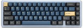 img 3 attached to 🔵 GMK Redsuns Blue Samurai Custom Mechanical Keyboard Keycap Set - Premium 153-Key Cherry Profile, Doubleshot PBT, Compatible with 60%, 65%, TKL, Full-Size Layouts, and More (Blue, Base Kit) (MDX-35037-1)