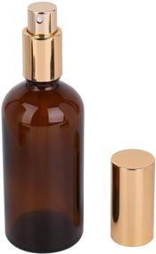 img 3 attached to 🌿 Foraineam 9 Pack Amber Glass Spray Bottles - 100ml / 3.4 oz. - Fine Mist Spray, Refillable Container for Perfume, Cleaning Products, Essential Oils