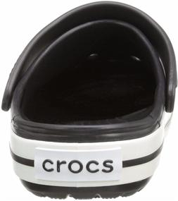 img 2 attached to Стильные унисекс-туфли Crocband Graphite White для мужчин от Crocs: Комфорт встречает моду!