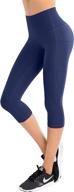 🧘 lifesky yoga pants for women: high waisted tummy control leggings with pockets, 4 way stretching - perfect workout attire logo