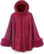 dahlia womens winter poncho fleece women's clothing logo