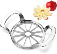 enloy stainless steel ultra-sharp 12-blade apple slicer and corer - upgraded version for extra large apples (up to 4 inches) logo