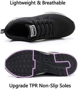 img 3 attached to 👟 Lightweight & Breathable RUMPRA Sneakers: Athletic Women's Shoes for all Sports!