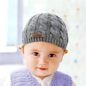 img 1 attached to 🧢 Zefen Beanie: Stylish Knitted Braid Cascade Boys' Accessories