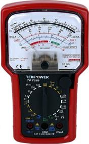 img 3 attached to Tekpower TP7050: Высокоточный 7-функциональный аналоговый мультиметр с тестером батареи - диагностика питания на 20 диапазонов.