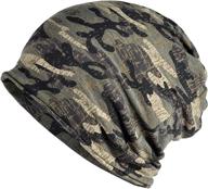 stay warm and stylish with camoland winter slouchy camo beanie hat - fleece lined and perfect for outdoor sports! logo