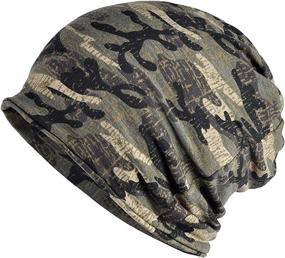 img 4 attached to Stay Warm and Stylish with CAMOLAND Winter Slouchy Camo Beanie Hat - Fleece Lined and Perfect for Outdoor Sports!