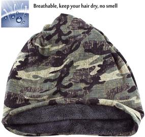 img 2 attached to Stay Warm and Stylish with CAMOLAND Winter Slouchy Camo Beanie Hat - Fleece Lined and Perfect for Outdoor Sports!