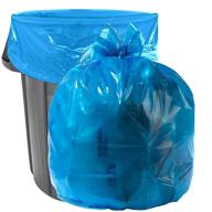 🗑️ aluf plastics b00dh4d7z6 40-45 gallon blue trash bags - pack of 100 - model:h&amp;pc-81505 logo
