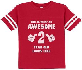 img 4 attached to 👦 Toddler Jersey T Shirt for Boys' Clothing with Amazing Looks