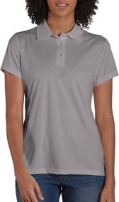 img 4 attached to 🌬️ Stay Cool and Dry with Hanes Sport Women's Cool DRI Performance Polo