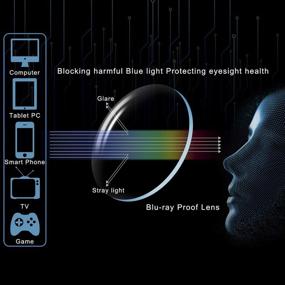 img 3 attached to 🔍 Enhanced Vision: Discover Photochromic Progressive Multifocus Reading Glasses with Blue Light Blocking Technology