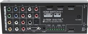 img 4 attached to 🔌 J-Tech Digital JTD-0801 8-Input HDMI Converter Switch with 1 HDMI Output - Multi-Functional Solution for Enhanced Connectivity