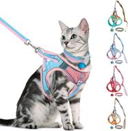 greadped cat harness collars reflective logo