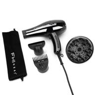 fhi heat platform nano power salon pro 2000 tourmaline ceramic hair dryer: fast drying with 3-piece attachment set logo