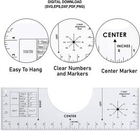 img 3 attached to 👕 Tshirt Ruler: Effortless Alignment Tool & Size Chart for Sublimation & Vinyl Designs – Clothing Shop Essential (16 inches x 5 inches)