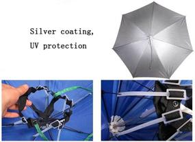 img 2 attached to 🌂 Versatile Umbrella Headwear: Perfect for Fishing, Gardening, and More!