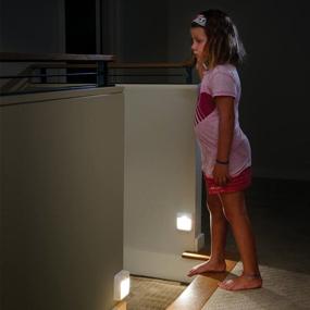 img 2 attached to White MB722 Battery Powered Motion Sensing LED Stick Anywhere Night Light by Mr. Beams - 1-Pack